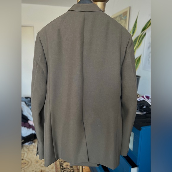 Givenchy U-Lock Wool Twill Blazer - Dark Khaki Green, Pristine Condition - Picture 4 of 13